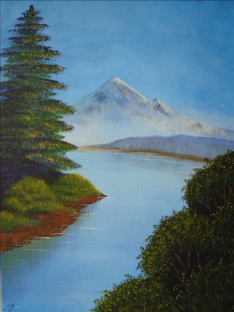 Blue - tone - acryl