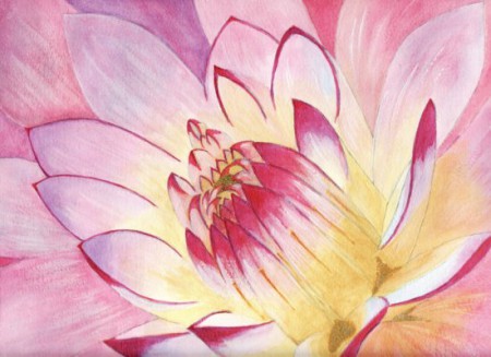 Dahlia - acryl